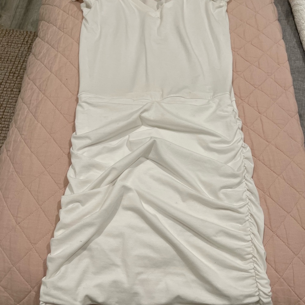 Athleta t-shirt sexy dress , white. size small - Picture 2 of 3
